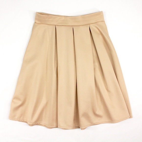 Dresses & Skirts - Nude Flare skirt